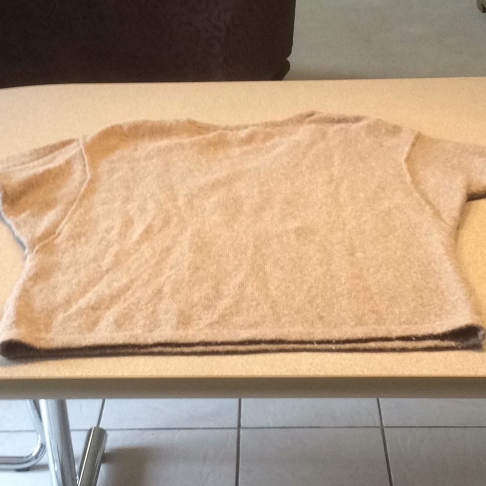Free People Softly Vee Tan Sweater - Size XS - Picture 15 of 16